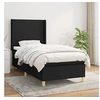 Image de Boxspring met matras stof zwart 100x200 cm3131811