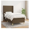 Image de Boxspring met matras stof donkerbruin 100x200 cm3131812