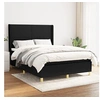 Image de Boxspring met matras stof zwart 140x200 cm3131835