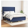 Image de Boxspring met matras stof blauw 140x200 cm3131839