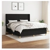 Image de Boxspring met matras stof zwart 160x200 cm3131843