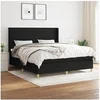 Image de Boxspring met matras stof zwart 180x200 cm3131851