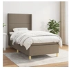 Image de Boxspring met matras stof taupe 90x190 cm3131877