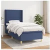 Image de Boxspring met matras stof blauw 90x190 cm3131879