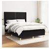 Image de Boxspring met matras stof zwart 140x190 cm3131907