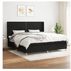 Image de Boxspring met matras stof zwart 200x200 cm3131939