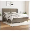 Image de Boxspring met matras stof taupe 180x200 cm3132013