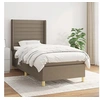 Image de Boxspring met matras stof taupe 90x200 cm3132045