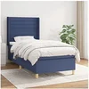 Image de Boxspring met matras stof blauw 100x200 cm3132055