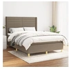 Image de Boxspring met matras stof taupe 140x200 cm3132077
