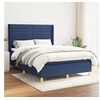 Image de Boxspring met matras stof blauw 140x200 cm3132079