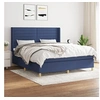 Image de Boxspring met matras stof blauw 180x200 cm3132095