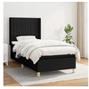Image de Boxspring met matras stof zwart 90x200 cm3132123