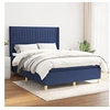 Image de Boxspring met matras stof blauw 140x200 cm3132159