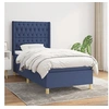 Image de Boxspring met matras stof blauw 90x190 cm3132199