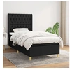 Image de Boxspring met matras stof zwart 90x200 cm3132203