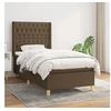 Image de Boxspring met matras stof donkerbruin 100x200 cm3132212