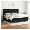 Image de Boxspring met matras stof zwart 200x200 cm3132259