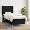 Image de Boxspring met matras stof zwart 80x200 cm3132267