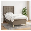 Image de Boxspring met matras stof taupe 80x200 cm3132269