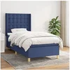 Image de Boxspring met matras stof blauw 80x200 cm3132271
