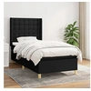 Image de Boxspring met matras stof zwart 90x190 cm3132275