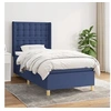Image de Boxspring met matras stof blauw 100x200 cm3132295