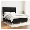 Image de Boxspring met matras stof zwart 140x190 cm3132307