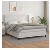 Image de Boxspring met matras kunstleer wit 160x200 cm3132388