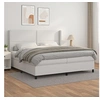 Image de Boxspring met matras kunstleer wit 200x200 cm3132460