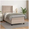 Image de Boxspring met matras kunstleer cappuccinokleurig 80x200 cm3132470
