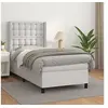 Image de Boxspring met matras kunstleer wit 90x200 cm3132478