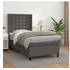 Image de Boxspring met matras kunstleer grijs 100x200 cm3132487