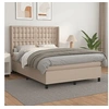 Image de Boxspring met matras kunstleer cappuccinokleurig 140x190 cm3132500