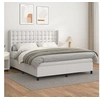 Image de Boxspring met matras kunstleer wit 180x200 cm3132514
