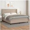 Image de Boxspring met matras kunstleer cappuccinokleurig 180x200 cm3132518