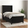 Image de Boxspring met matras fluweel zwart 90x200 cm3132539