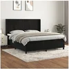 Image de Boxspring met matras fluweel zwart 160x200 cm3132569