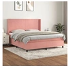 Image de Boxspring met matras fluweel roze 180x200 cm3132578