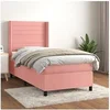 Image de Boxspring met matras fluweel roze 80x200 cm3132710