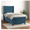 Image de Boxspring met matras fluweel donkerblauw 80x200 cm3132829