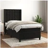Image de Boxspring met matras fluweel zwart 80x200 cm3132887