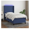 Image de Boxspring met matras en LED stof blauw 90x190 cm3138123