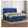 Image de Boxspring met matras en LED stof blauw 180x200 cm3138339