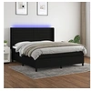 Image de Boxspring met matras en LED stof zwart 180x200 cm3138415