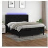 Image de Boxspring met matras en LED stof zwart 180x200 cm3138575