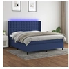 Image de Boxspring met matras en LED stof blauw 180x200 cm3138659
