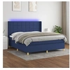 Image de Boxspring met matras en LED stof blauw 180x200 cm3138899