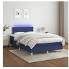 Image de Boxspring met matras en LED stof blauw 120x200 cm3133787