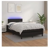 Image de Boxspring met matras en LED kunstleer zwart 120x200 cm3134093